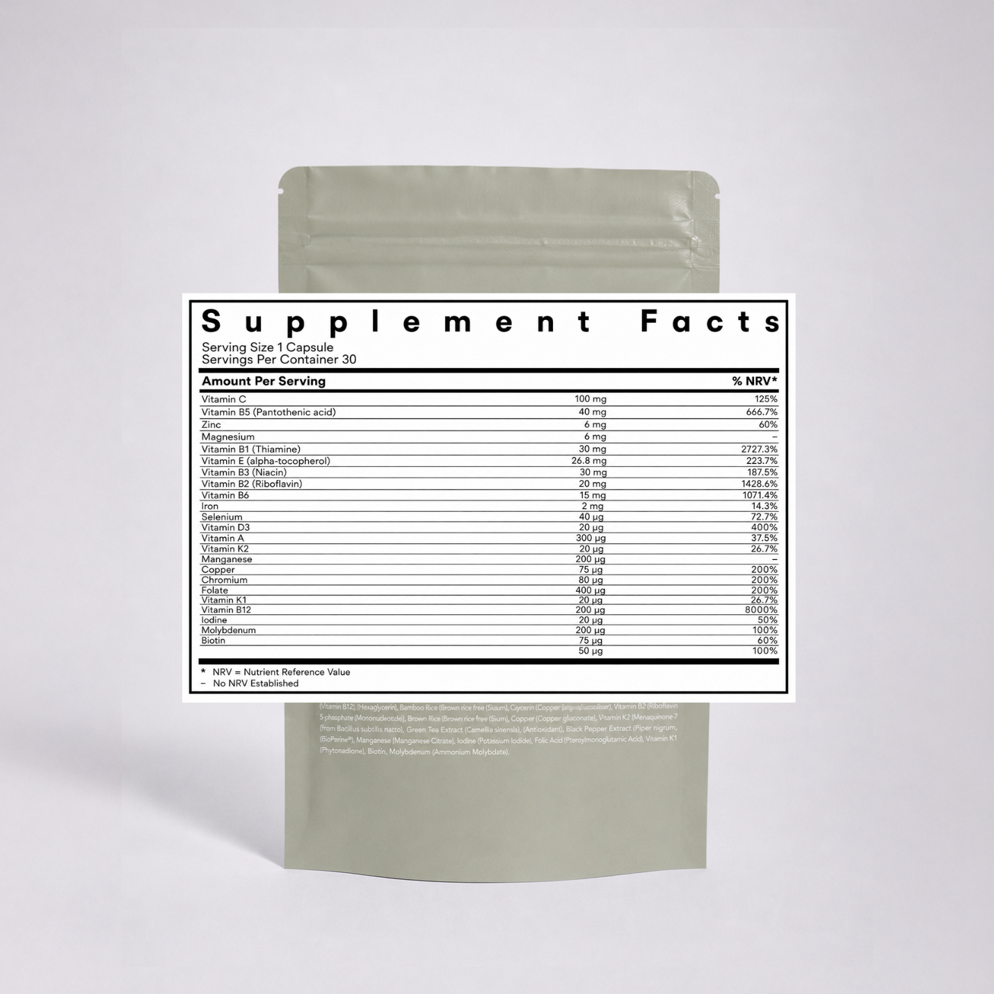 The Foundation Vegan Multivitamin